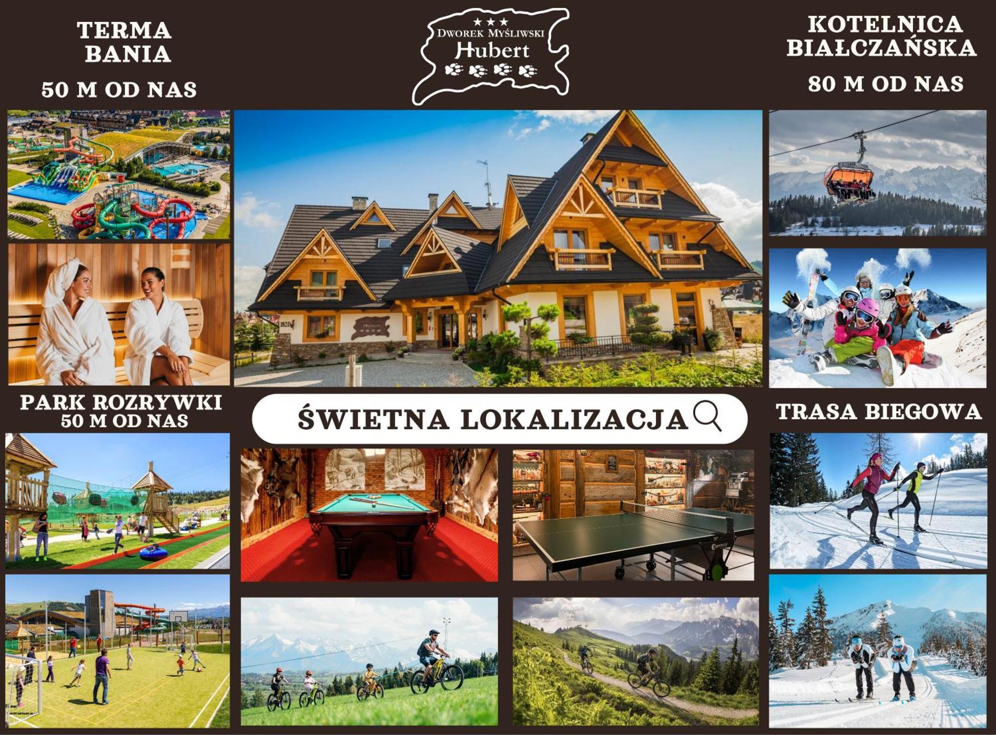 Dworek Mysliwski Hubert-Swietna Lokalizacja 50M Od Term Bania Białka Tatrzańska Exteriér fotografie
